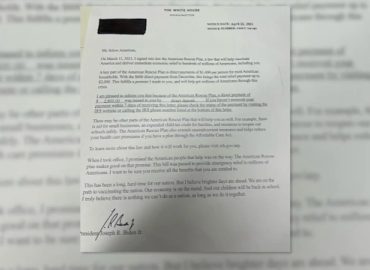 Stimulus Check 2021: IRS says letter from White House outlining stimulus payments not a scam