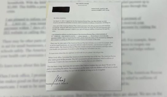 Stimulus Check 2021: IRS says letter from White House outlining stimulus payments not a scam