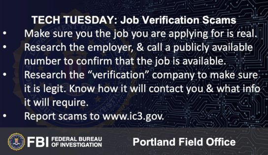 Cottage Grove Sentinel | Building a Digital Defense Against Job Verification Scams