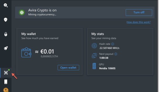 Avira is adding a crypto miner to its products as well