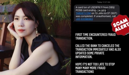 Sora Ma Could Lose Over S$1.3K After A Fraudulent Transaction Was Made On Her Credit Card