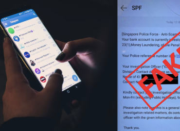 SPF warns public of fake SMSes sent by scammers who pretend to be the police – Mothership.SG