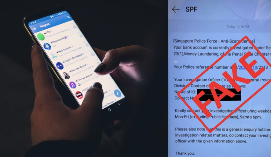 SPF warns public of fake SMSes sent by scammers who pretend to be the police – Mothership.SG