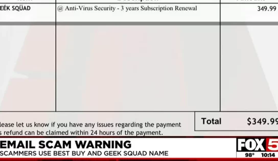 Scammers use Best Buy and Geek Squad names to attempt to steal from people