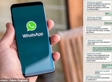 ‘Mum and Dad’ WhatsApp scam: Reader reveals messages that tricked him into sending £950