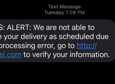 Watch out for this text scam involving requests for redelivery fees