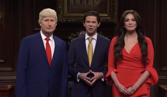 SNL mocks Trump’s NFT trading cards ‘scam,’ says goodbye to Cecily Strong